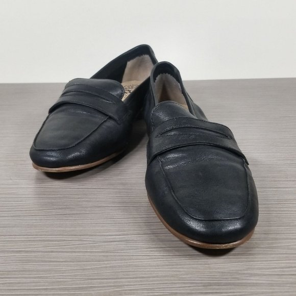Vince Camuto Elroy Loafer, Black Leather, Womens Size 6.5 M / 36.5 - Picture 4 of 10